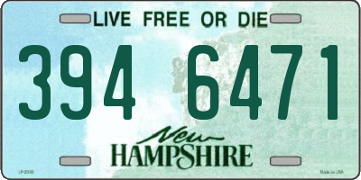 NH license plate 3946471