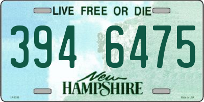 NH license plate 3946475