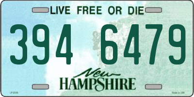 NH license plate 3946479