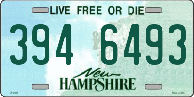 NH license plate 3946493