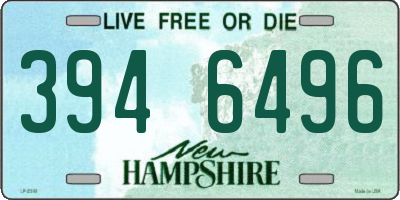 NH license plate 3946496