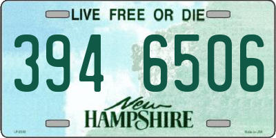 NH license plate 3946506