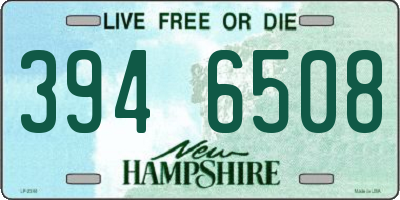 NH license plate 3946508