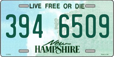 NH license plate 3946509