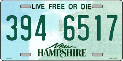 NH license plate 3946517