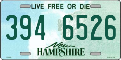 NH license plate 3946526