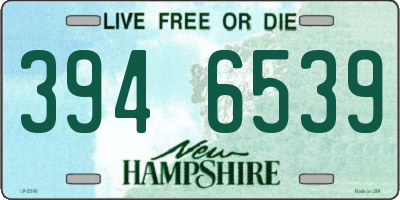 NH license plate 3946539