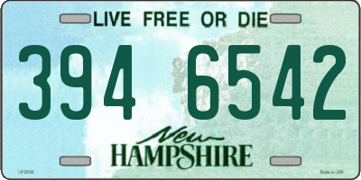 NH license plate 3946542