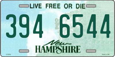 NH license plate 3946544