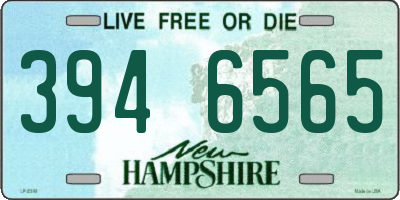 NH license plate 3946565