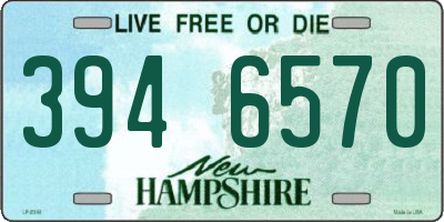 NH license plate 3946570