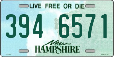 NH license plate 3946571