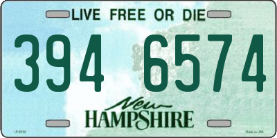 NH license plate 3946574