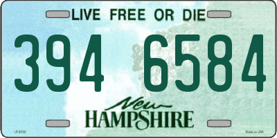 NH license plate 3946584