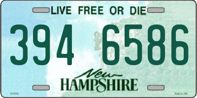 NH license plate 3946586