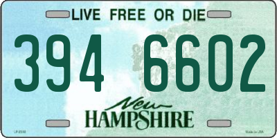 NH license plate 3946602