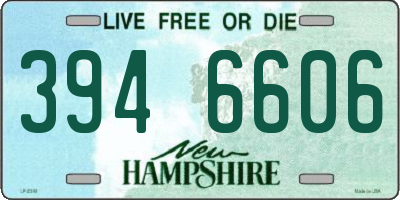 NH license plate 3946606