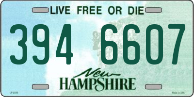 NH license plate 3946607