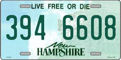 NH license plate 3946608