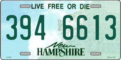 NH license plate 3946613