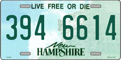 NH license plate 3946614