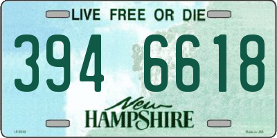 NH license plate 3946618