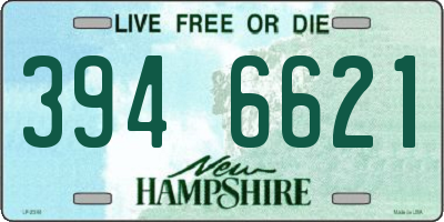 NH license plate 3946621