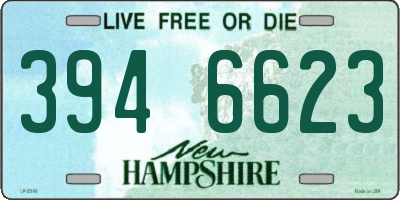 NH license plate 3946623