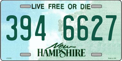 NH license plate 3946627