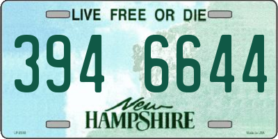 NH license plate 3946644