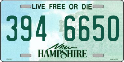 NH license plate 3946650