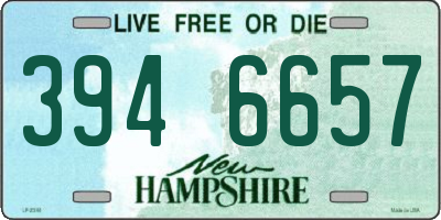 NH license plate 3946657