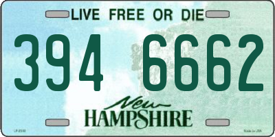 NH license plate 3946662