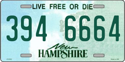 NH license plate 3946664