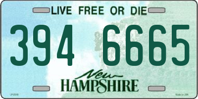 NH license plate 3946665