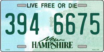 NH license plate 3946675