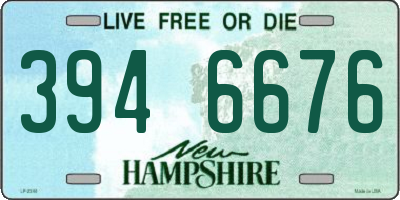 NH license plate 3946676