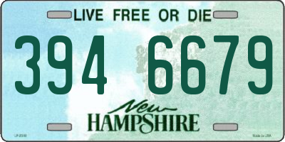 NH license plate 3946679