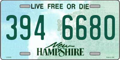 NH license plate 3946680