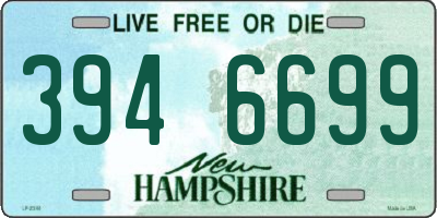 NH license plate 3946699