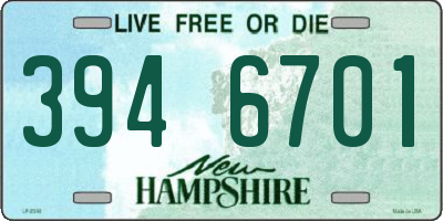 NH license plate 3946701