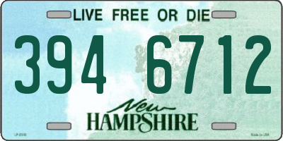 NH license plate 3946712