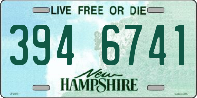 NH license plate 3946741
