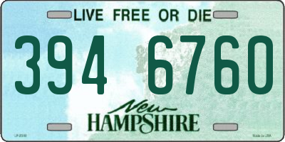 NH license plate 3946760