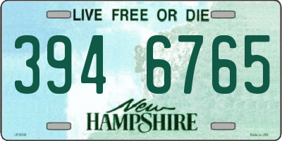 NH license plate 3946765