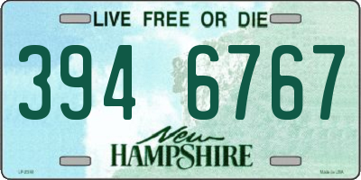 NH license plate 3946767