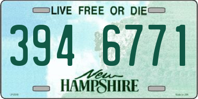 NH license plate 3946771
