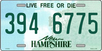 NH license plate 3946775