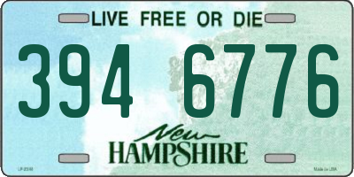 NH license plate 3946776