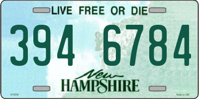 NH license plate 3946784